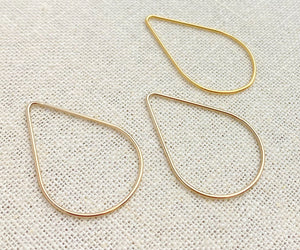 14k Gold Filled Teardrop Jump Ring CL 1.02x37.5x25mm