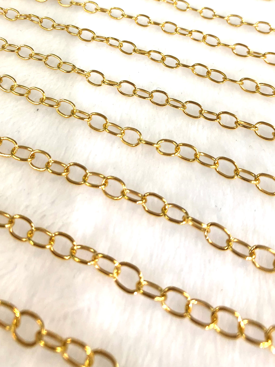 3.3mm 14K Gold-filled Cable Chain