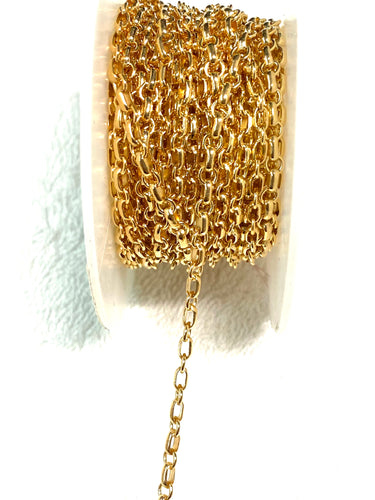 3.4mm Fancy Cable / Brac Chain, 14k Gold Filled, Sku#SM153