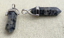 Silver Plated Shimmer Stone pendant