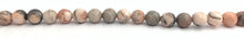 Pink Travertino Alhambra Bead Strand Sku#M2911