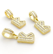 Gold Plated “K” Initial Pendant