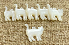 Mother of Pearl Cat Charm
