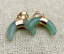 Green Aventurine Gold Plated Pendant