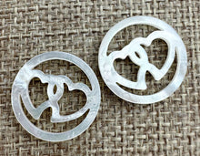 Mother of Pearl Heart Charm Sku#M167