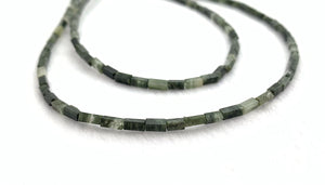 Green Grass Jasper Bead Strand