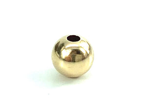 14K Solid Gold 5mm Round Bead, Sku#064BRP10500000 HMF1050A