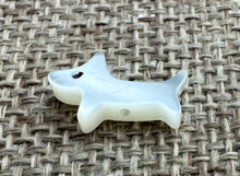 Mother of Pearl Dog Charm Sku#M1209