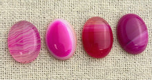 Rose Banded Agate Oval Cabochon