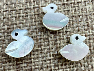 Mother of Pearl Duck Beads Sku#M497