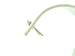 14K Solid Gold Ear Post Light 2.5mm Cup, Sku#11-28-3022