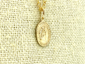 14KGF Saint Christopher Charm , Sku#1732-C