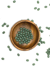 Natural turtle green jade bead, SKU# 1004