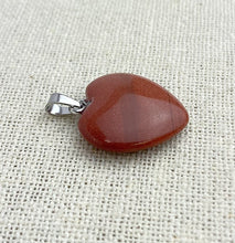 Gold Sand Stone Heart Pendant