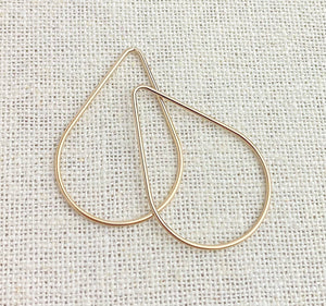 14k Gold Filled Teardrop Jump Ring CL 1.02x37.5x25mm