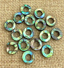 Abalone Circle Charm