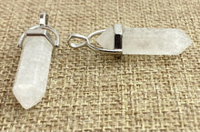Crystal Quartz Silver plated Pendant