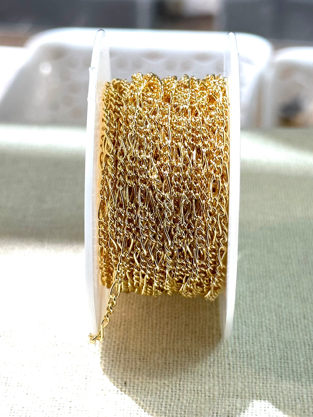 2.4mm Figaro Chain, Sku#S2431C