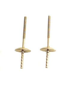 14K Solid Gold Threaded 5mm Cup, Sku#11-28-58