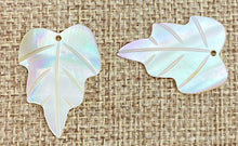 Mother of Pearl Leaf Charm