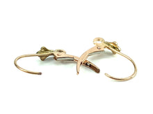 14K Solid Pink Gold Leverback Ear Wire, Sku#14-29-3/CR