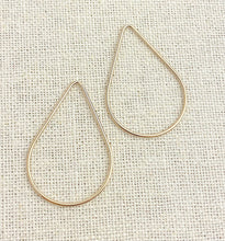 14k Gold Filled Teardrop Jump Ring CL 1.02x37.5x25mm