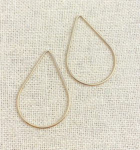 14k Gold Filled Teardrop Jump Ring CL 1.02x37.5x25mm