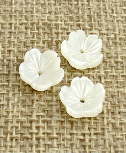 Mother of Pearl Flower Charm Sku#M71
