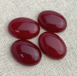 Ruby Oval Cabochon