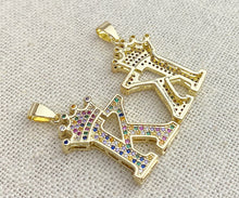 Gold Plated “K” Initial Pendant