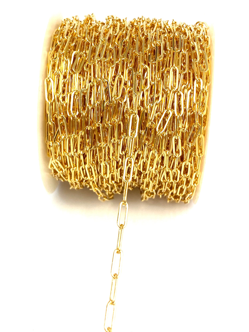 3.7x10mm Elongated Beveled Chain, 14k Gold Filled, Sterling Silver, Sku#SM348