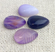 Purple Banded Agate Cabochon