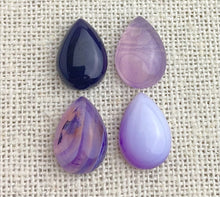 Purple Banded Agate Cabochon