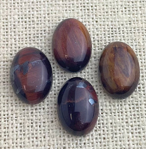 Red Tiger Eye Oval Cabochon