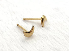 14kGF Moon Studs Sku#685-4