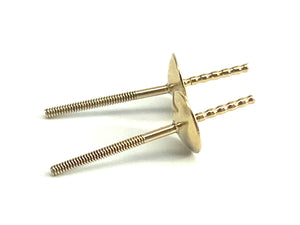 14K Solid Gold Threaded 5mm Cup, Sku#11-28-58