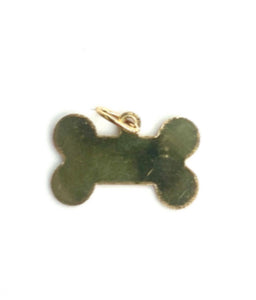 14KGF Dog Bone Charm 2515-C