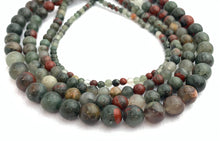 African Bloodstone Bead Strand