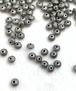 Corrugated Saucer Bead w/1.1mm Hole