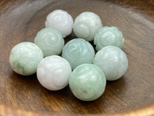 Natural Carved Jade Beads , Sku#A47