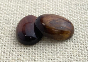 Red Tiger Eye Oval Cabochon