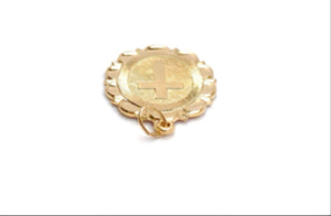14KGF Oval Cross 2644-C