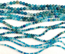 Blue Agate Dyed Bead Strand Sku#M2708