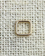 GF Jump Ring Square 20.5ga (.76x6.0x6.0mm)CL