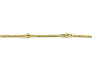 1mm w/ 1.9mm Bead, Satellite Chain, Sku#SM444