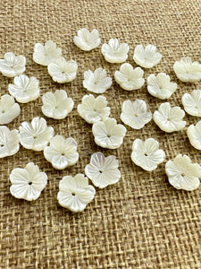 Mother of Pearl Flower Charm Sku#M71