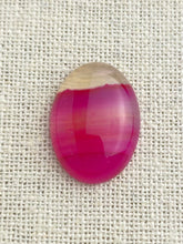 Rose Banded Agate Oval Cabochon