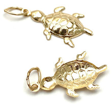 14K solid gold turtle charm, SKU#198C