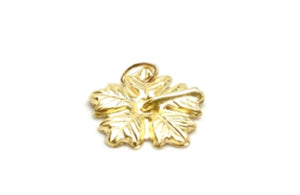 Flower Charm, 14KGF & Sterling Silver, Sku#2434 C
