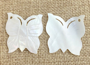 Mother of Pearl Butterfly Charm